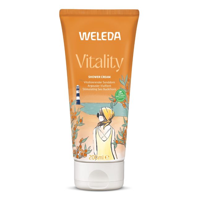 Weleda Vitality Sea Buckthorn Creamy Body Wash (200ml)