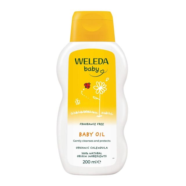 Weleda Baby Calendula Oil - Fragrance Free (200ml)