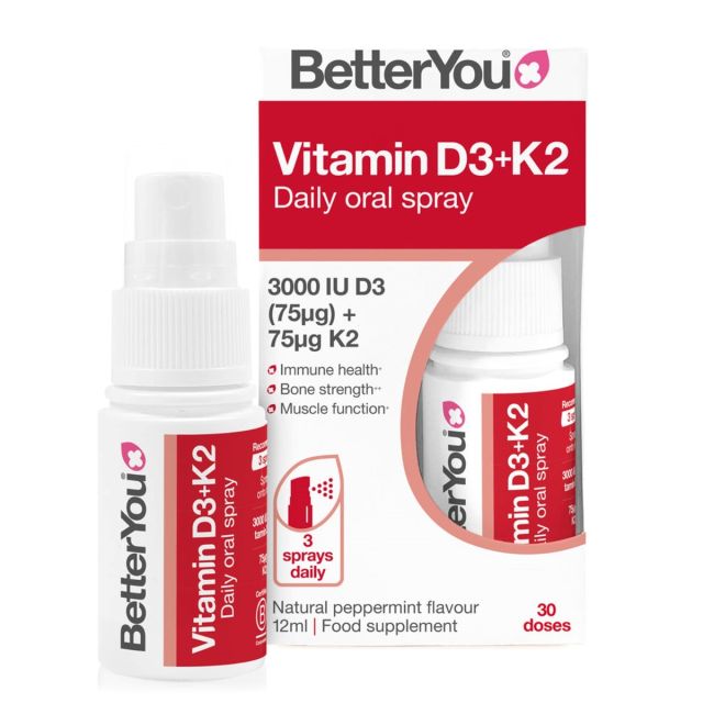 Better You D3 + K2 Oral Spray (12ml)