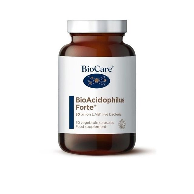 BioCare BioAcidophilus Forte 30 Billion Probiotic (60 Capsules)