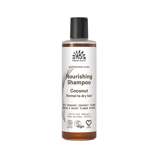 Urtekram Coconut Shampoo - Moisturising Normal Hair (250ml)
