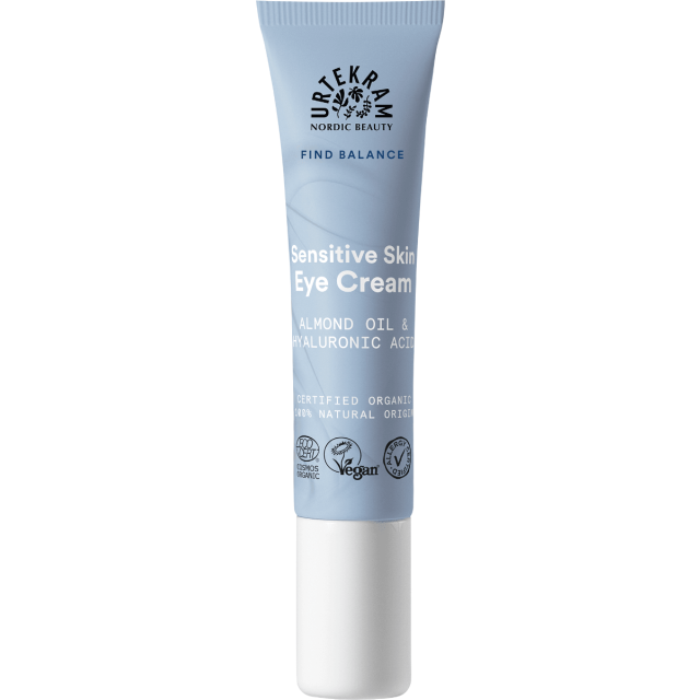 Urtekram Fragrance Free Eye Cream - Sensitive Skin  (15ml)