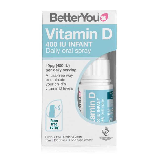 Better You D400 Infant Vitamin D Oral Spray 15ml