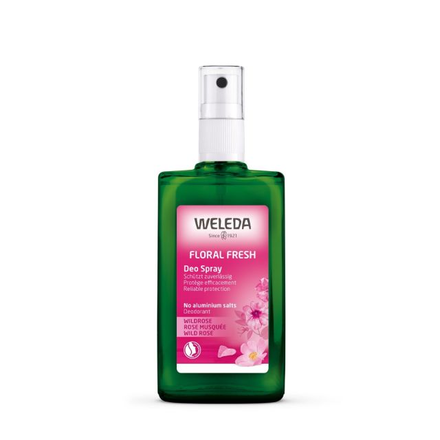 Weleda Floral Fresh Deo Spray Deodorant Wild Rose (100ml)
